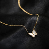 Stylish Butterfly Design Gold Plated Necklace Set