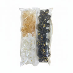 Flower Hair Clips Large - 12 Pieces