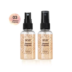 BOB Shimmer Fixing Mist – Long-Lasting Hydrating Setting Spray - 50ml