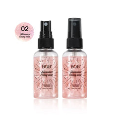 BOB Shimmer Fixing Mist – Long-Lasting Hydrating Setting Spray - 50ml