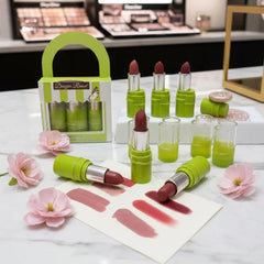 Dragon Ranee Bamboo Bloom Matte Lipstick Set - 3Pcs