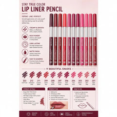 Stay True Color Lip Liner Pencil - Each Set