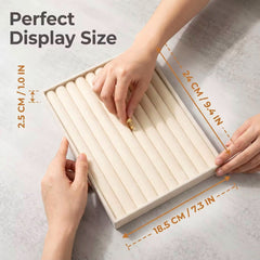 Jewelry Ring Display Tray Organizer