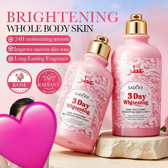 Sadeor Attar Whitening Rose NIACINAMIDE Brightening Body Lotion