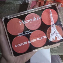 Mocallure 6 Colors Blush Palette