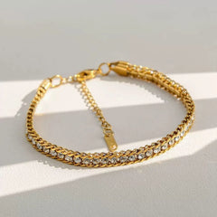 Stainless steel Luster bracelet