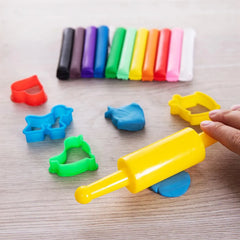 Children's modeling clay set with tools