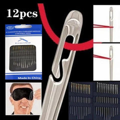Easygo self-threading sewing needles - 12pcs