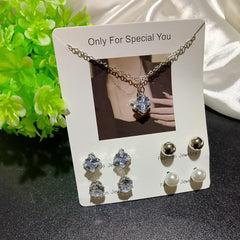 Locket & 4 studs set