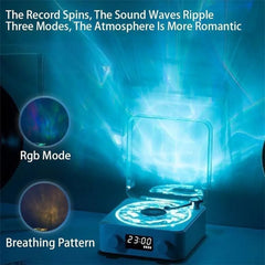 Waves Bluetooth Speaker with Moving Water Wave Lights & FM Radio