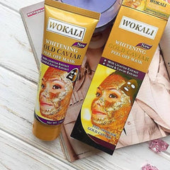 Wokali Whitening Gold Caviar Peel‑Off Mask – 130ml