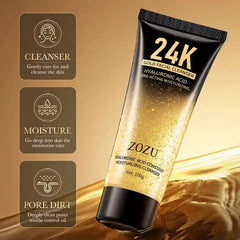 ZOZU 24K Gold Hyaluronic Acid Facial Cleanser 100g