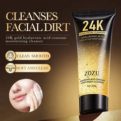 ZOZU 24K Gold Hyaluronic Acid Facial Cleanser 100g