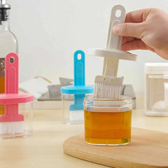 Silicone Oil Brush Bottle with Brush Oil Dispenser