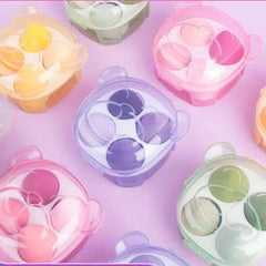 4 Pcs Makeup Puff Set