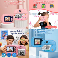 Instant Print Digital Camera for Kids