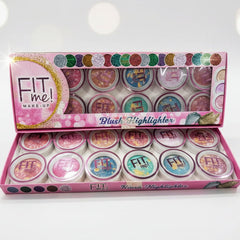 Fit Me Makeup Blush Highlighter - 12 Pcs Set