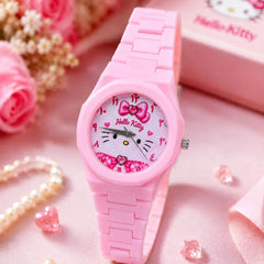 Timees Sanrio Character Pink Silicone Watch