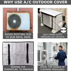 AC Outdoor Unit Cover – Waterproof & Heat Insulation Protector