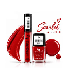 Color Crush Matte Lip Gloss & Quick Dry Nail Polish