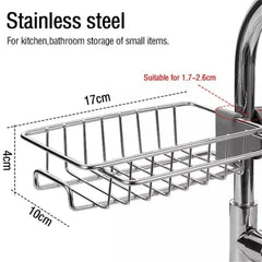 Rotatable Stainless Steel Sink Drainer & Storage Rack