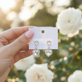 Korean Style Heart Earrings — Cute & Chic Accessory