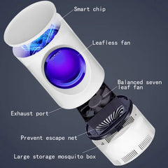 USB Rechargeable Radiationless Electric Mosquito Killer Lamp