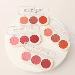 MSYAHO 3-Color Blush Palette