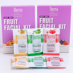 Derma Shine Fruit Facial Kit Sachet - 6 Packs