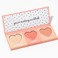 CHEEKY & PEACHY Matte Blush & Highlighter Palette