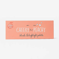 CHEEKY & PEACHY Matte Blush & Highlighter Palette