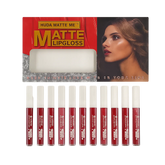 Huda Matte Me Matte Lip Gloss - 12 Pcs