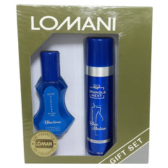 Lomani Blue Woman Perfume & Body Spray Gift Set – 2‑Piece Fragrance Duo