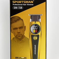 Sportsman SM-728 Professional Hair Clippers LED Display