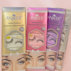 Anjieer 3D Eye lashes - 10 Pcs