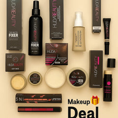 Huda Beauty Makeup Deal – 6 Pcs + 5in1 Lipstick Gift