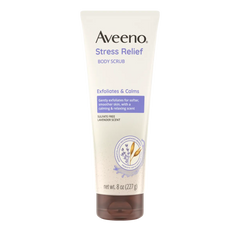 Aveeno Stress Relief Exfoliating Body Scrub – Lavender Scent - 283ml