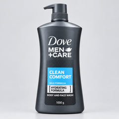 Dove Men Clean Comfort Body & Face Wash - 1000g