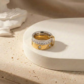 Stainless Steel Duo Ring