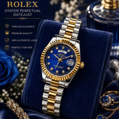Rolex Diamond Style Dial Markers Watch
