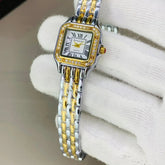 BONAIER Classic Square Two Tone Watch