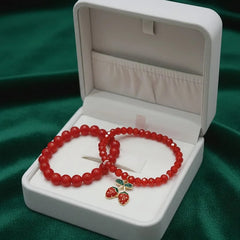 Korean style Strawberry design bracelet - Each