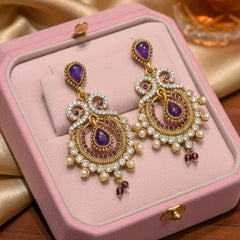 Rajwari + Kundan + Stone Earring Mix Collection