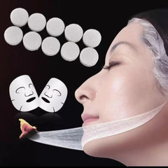 Bioaqua Compressed Facial Toffee Face Sheet Mask - 50 Pcs