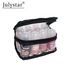 Julystar Glossy Jelly Peel off Nail Polish (Pack of 12Pcs)