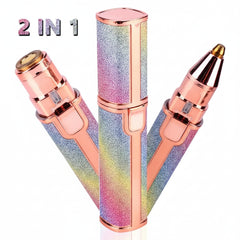 2-in-1 Rechargeable Facial & Eyebrow Hair Trimmer