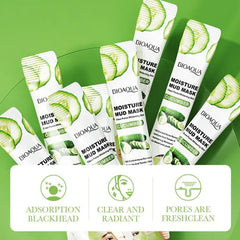 Bioaqua Cucumber Face Mask 10pcs Oil Control - 8g*10 Pcs