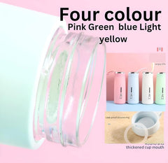 PRO FIT Glass Water Bottle With Silicon Sleeve - 400ml