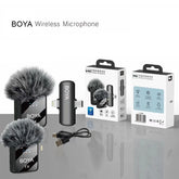 Boya BY-V20 (Dual Type C ) Ultracompact 2.4GHz Wireless Microphone System