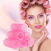 Plastic Hair Rollers for Easy Styling - 6 Pcs